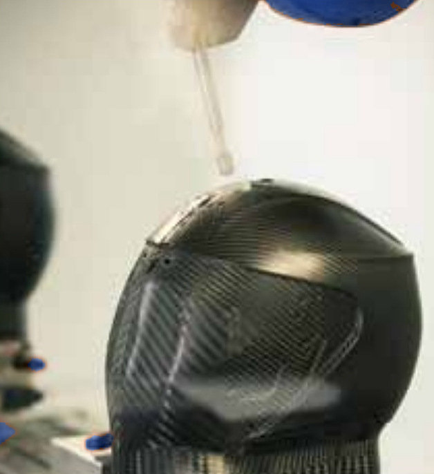 Detail of a machined honeycomb structure